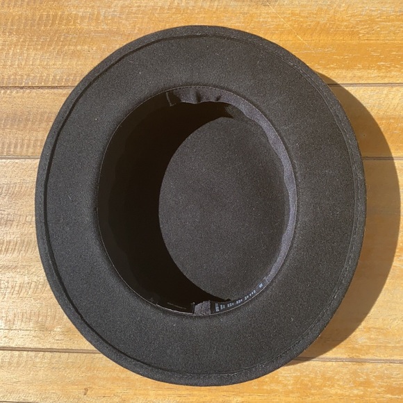 Black boater hat - Picture 5 of 6